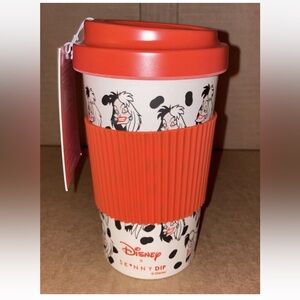 Disney Cruella de Vil Travel Mug - skinny dip cruella new